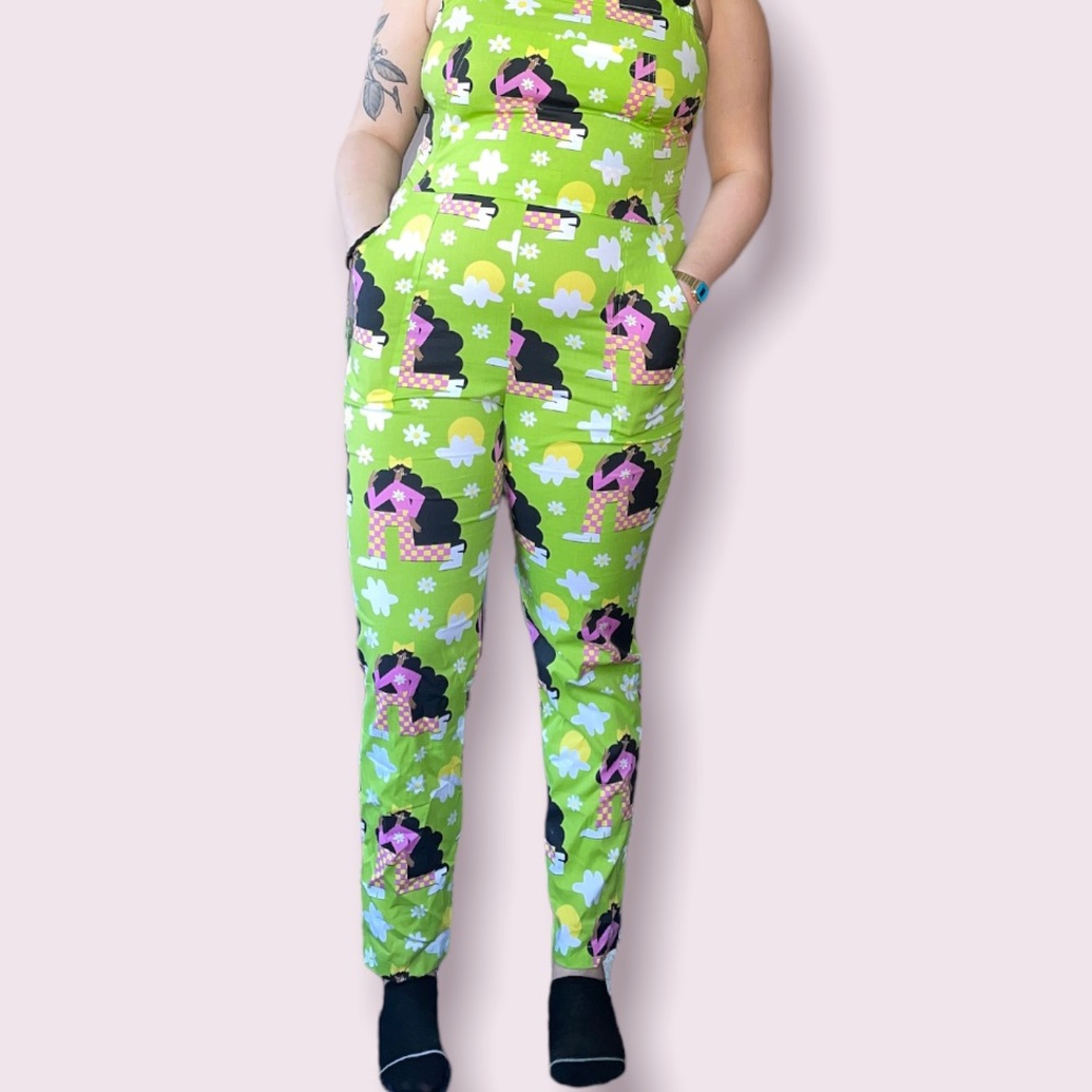 NWT Nooworks jumpsuit ! Overalls cool ladies pattern